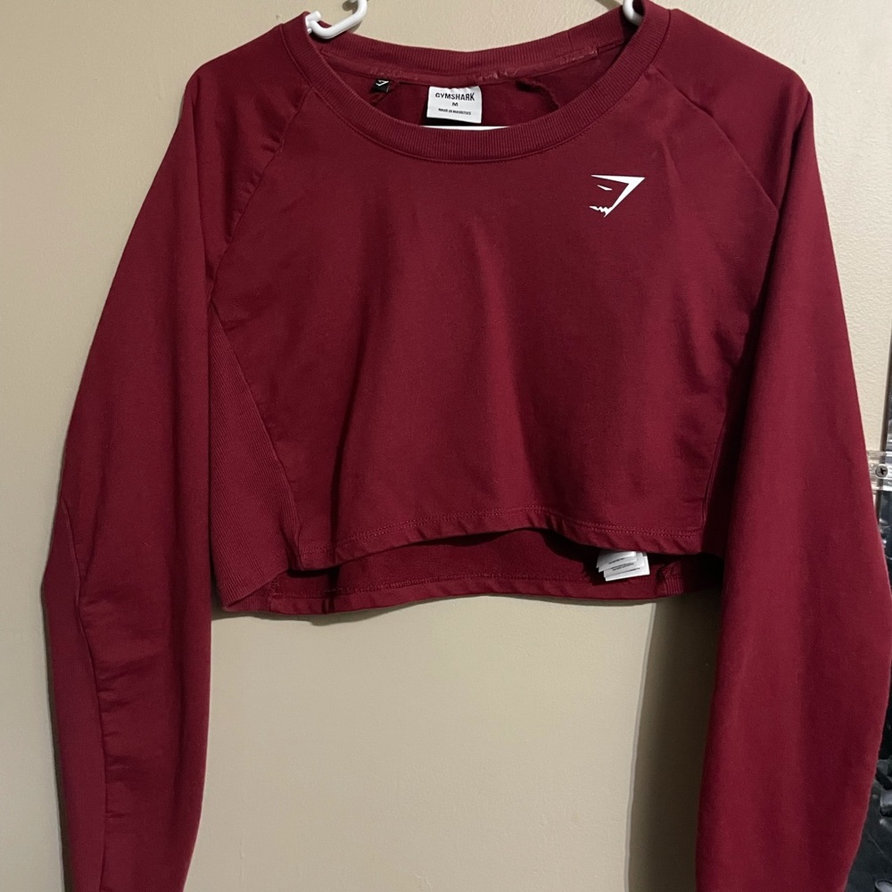 Gymshark long sleeve crop top training women’s M